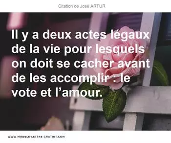Citations José ARTUR