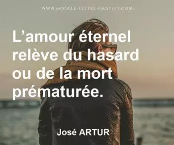 Citation de José ARTUR