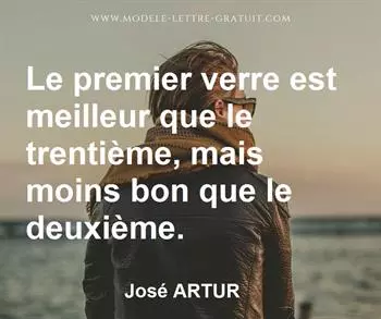 Citation de José ARTUR