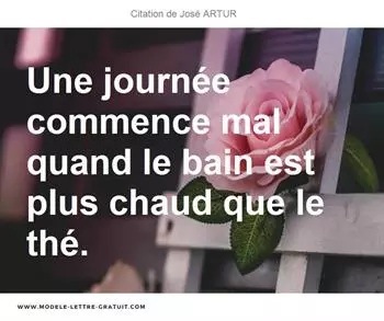 Citations José ARTUR