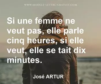 Citation de José ARTUR