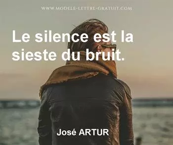 Citation de José ARTUR