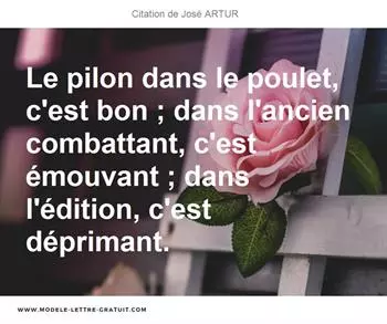 Citations José ARTUR