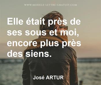 Citation de José ARTUR