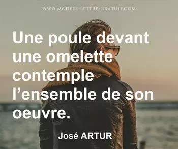 Citation de José ARTUR