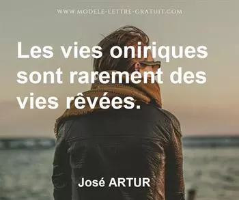 Citation de José ARTUR