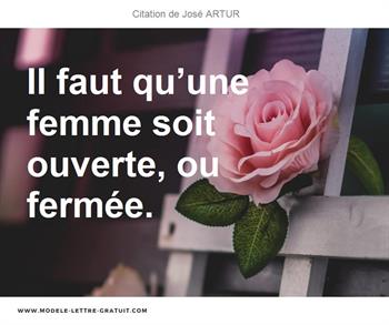 Citations José ARTUR