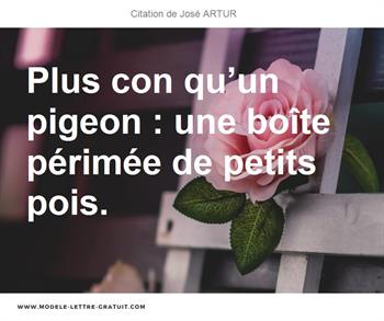 Citations José ARTUR