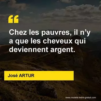 Citation José ARTUR