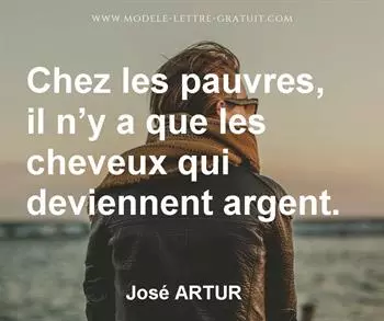 Citation de José ARTUR