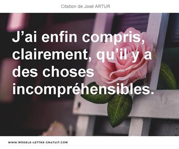 Citations José ARTUR