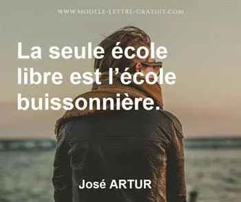 Citation de José ARTUR