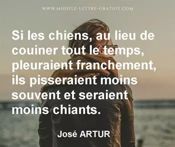 Citation de José ARTUR