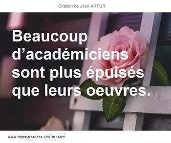 Citations José ARTUR