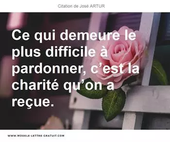 Citations José ARTUR