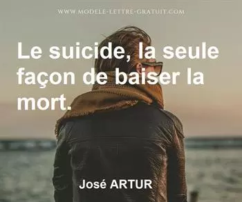 Citation de José ARTUR