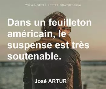 Citation de José ARTUR
