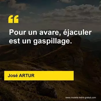 Citation José ARTUR