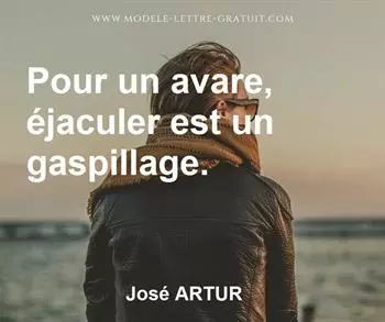 Citation de José ARTUR