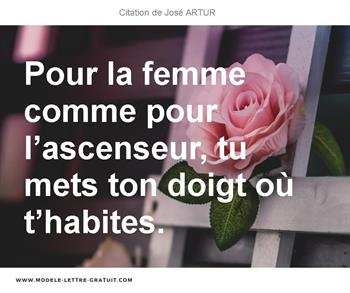 Citations José ARTUR