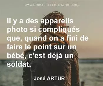 Citation de José ARTUR