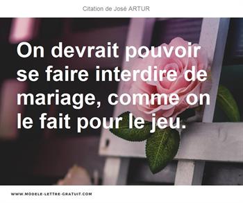 Citations José ARTUR
