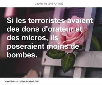 Citations José ARTUR