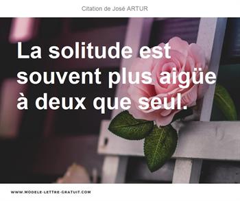 Citations José ARTUR