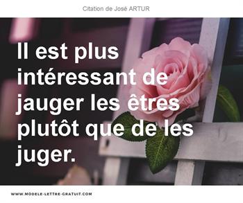 Citations José ARTUR