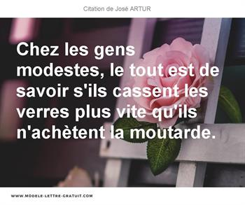 Citations José ARTUR