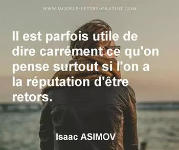 Citation de Isaac ASIMOV