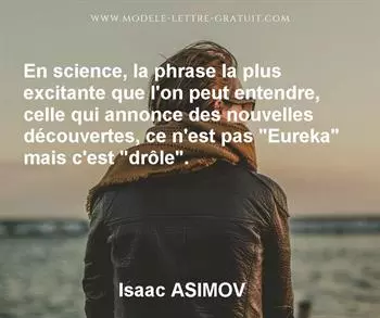 Citation de Isaac ASIMOV