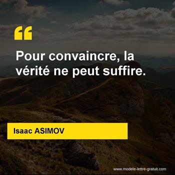 Citation de Isaac ASIMOV