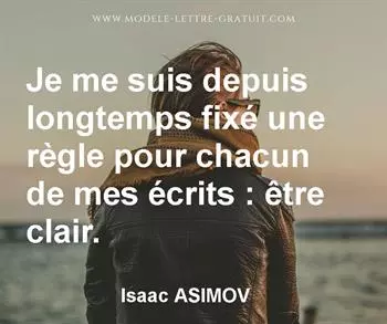 Citation de Isaac ASIMOV