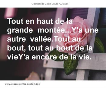 Citations Jean-Louis AUBERT