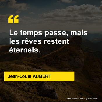 Citation Jean-Louis AUBERT