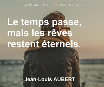 Citation de Jean-Louis AUBERT