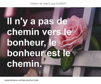Citations Jean-Louis AUBERT