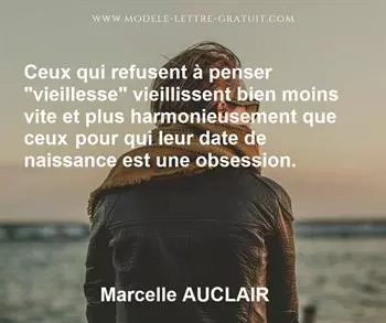 Citation de Marcelle AUCLAIR