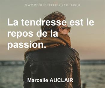 Citation de Marcelle AUCLAIR