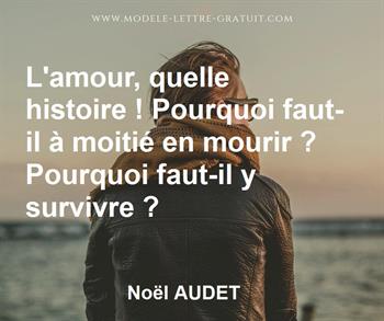 Citation de Noël AUDET