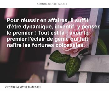 Citations Noël AUDET