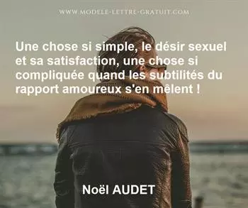 Citation de Noël AUDET