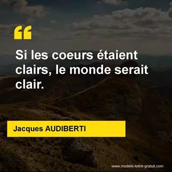 Citation Jacques AUDIBERTI