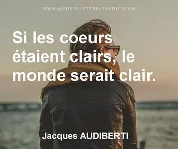 Citation de Jacques AUDIBERTI