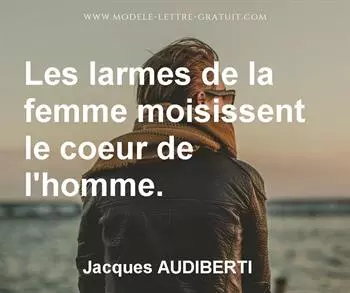 Citation de Jacques AUDIBERTI