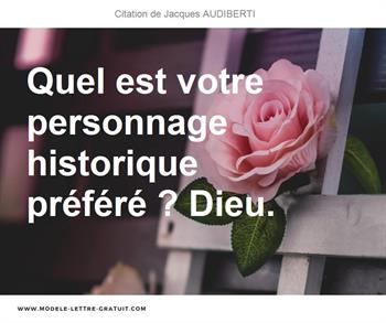 Citations Jacques AUDIBERTI