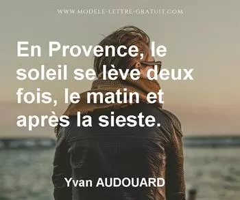 Citation de Yvan AUDOUARD