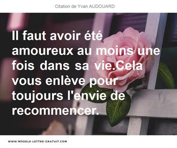 Citations Yvan AUDOUARD