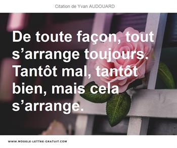Citations Yvan AUDOUARD
